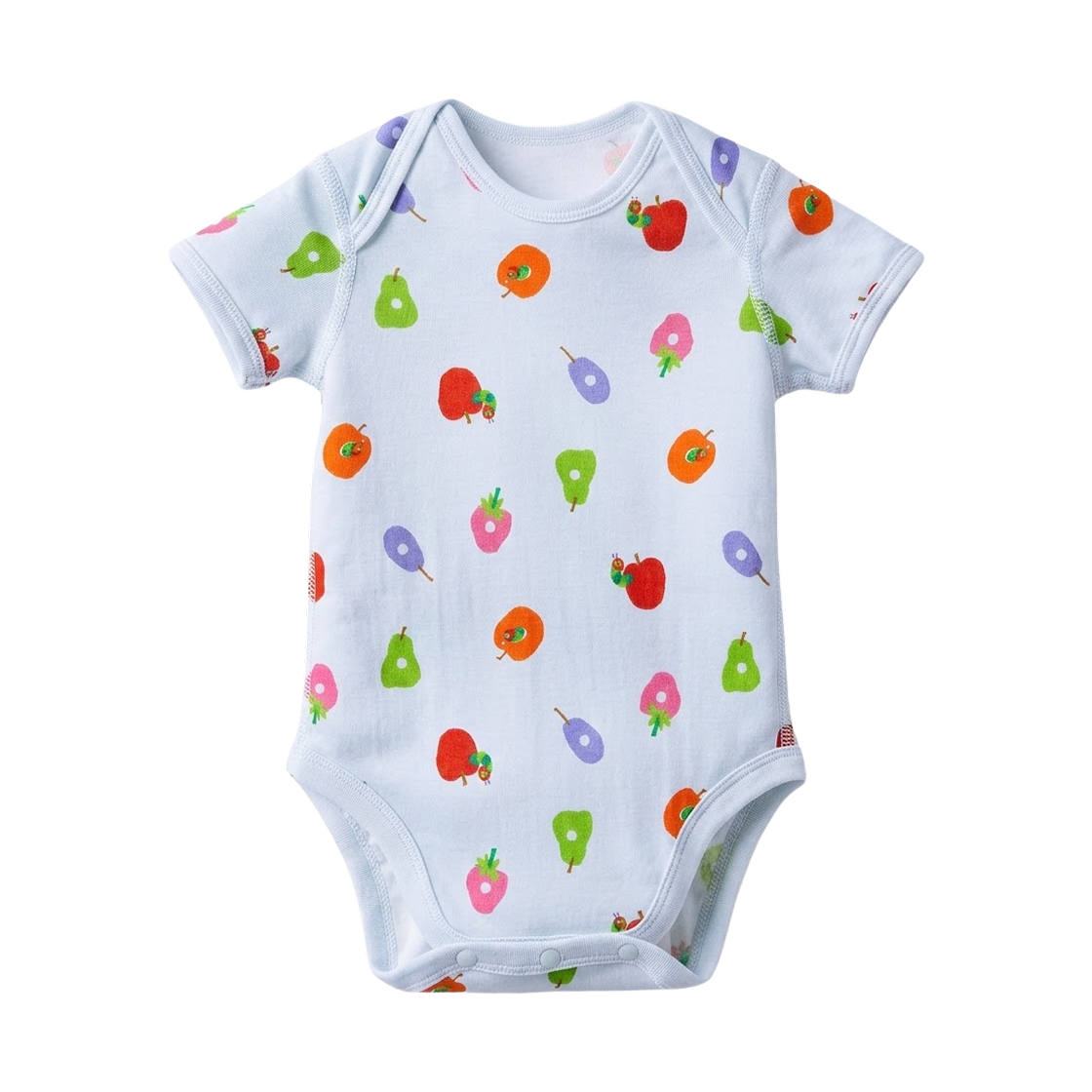 481745-60 (Kids) Uniqlo UT x The Very Hungry Caterpillar The Picture Book Collection Bodysuit Light Blue