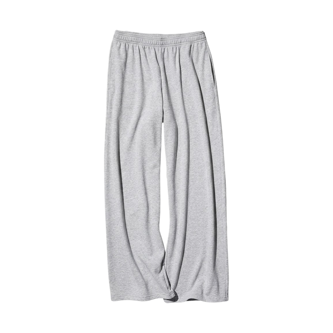477864-03 (W) Uniqlo Sweat Wide Pants Gray - JP