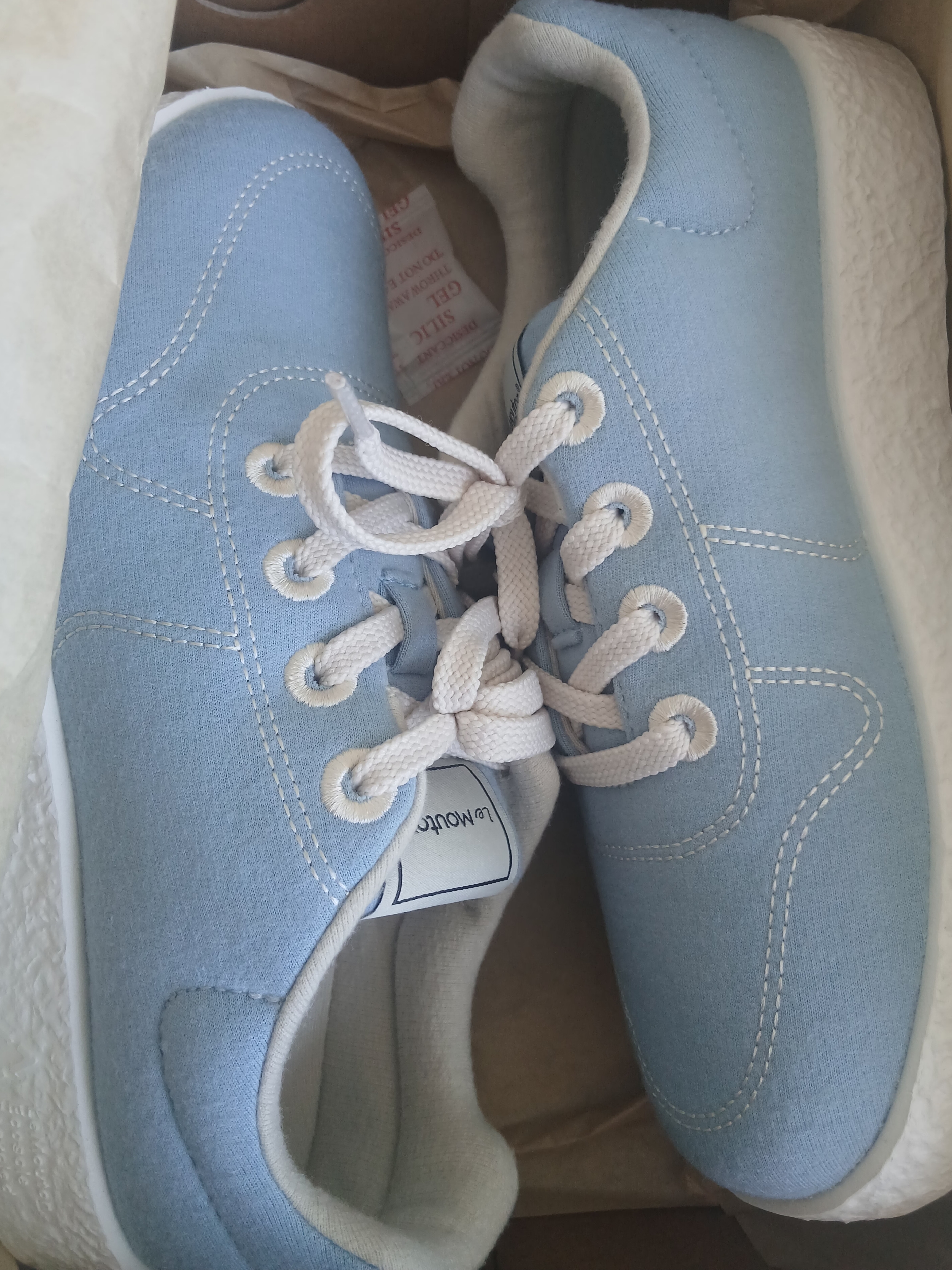 [6% 적립] LeMouton Mate Lightblue 착용 스타일 - 2