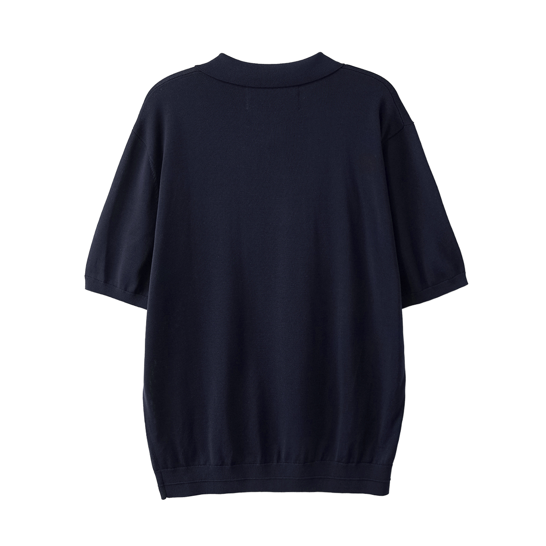세터 클래식 칼라 하프 니트 네이비(SATUR Classic Collar Half Knit Navy) - 2