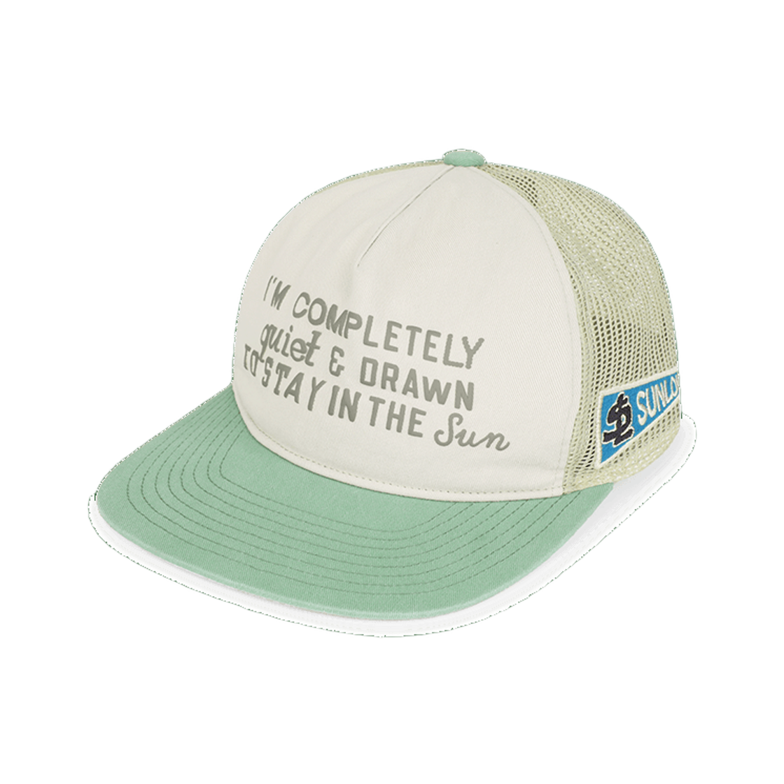 [트리플적립] 썬러브 콰이어트 메쉬 트러커 캡 아이보리([트리플적립] SUNLOVE Quiet Mesh Trucker Cap Ivory)