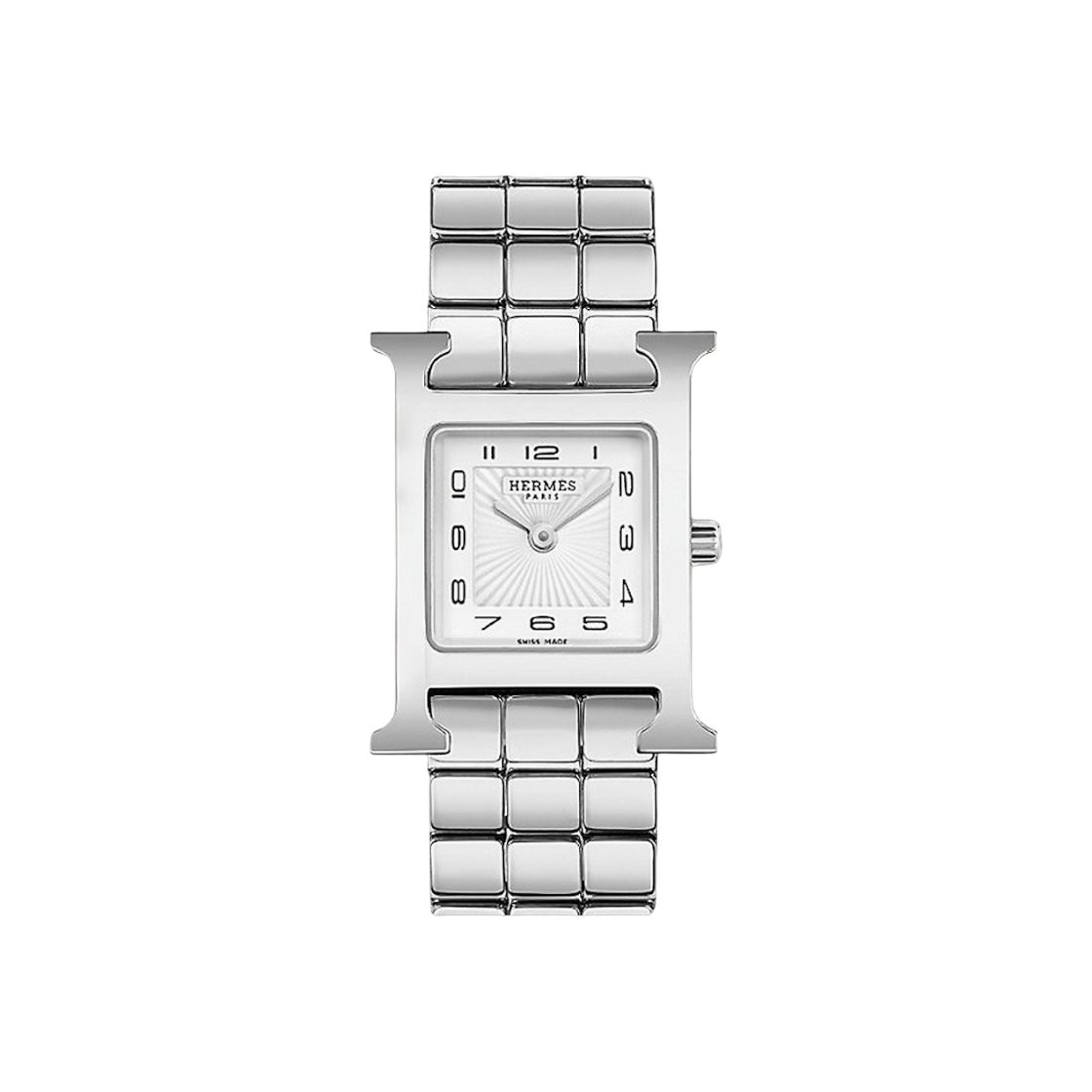 ITO843GJPS7O Hermes H Hour Steel Silver PM W053016WW00