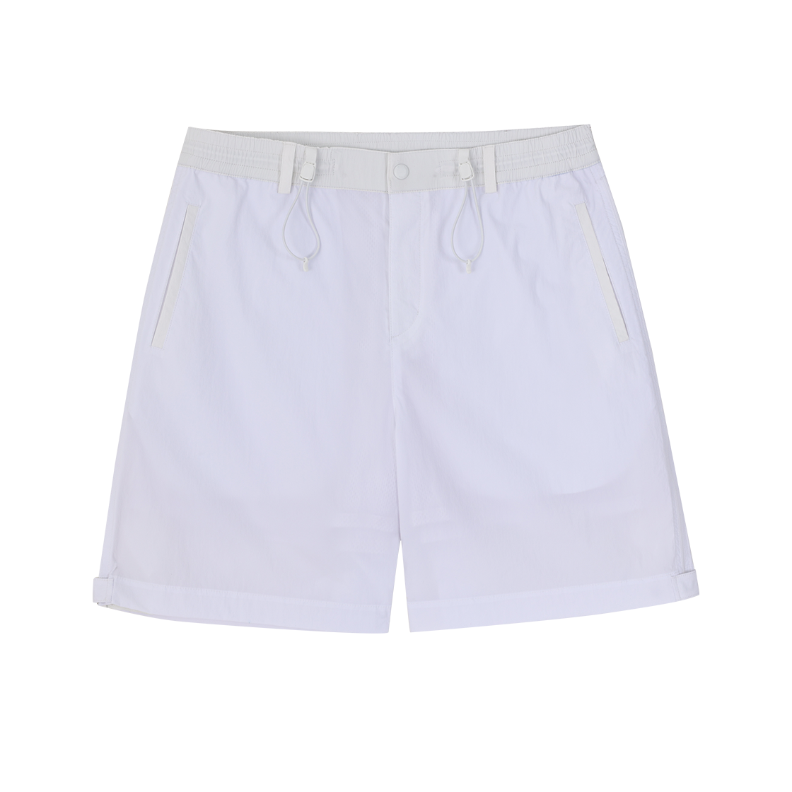SI3PT366WH SONGZIO HOMME Phase 1.0 Track Shorts White