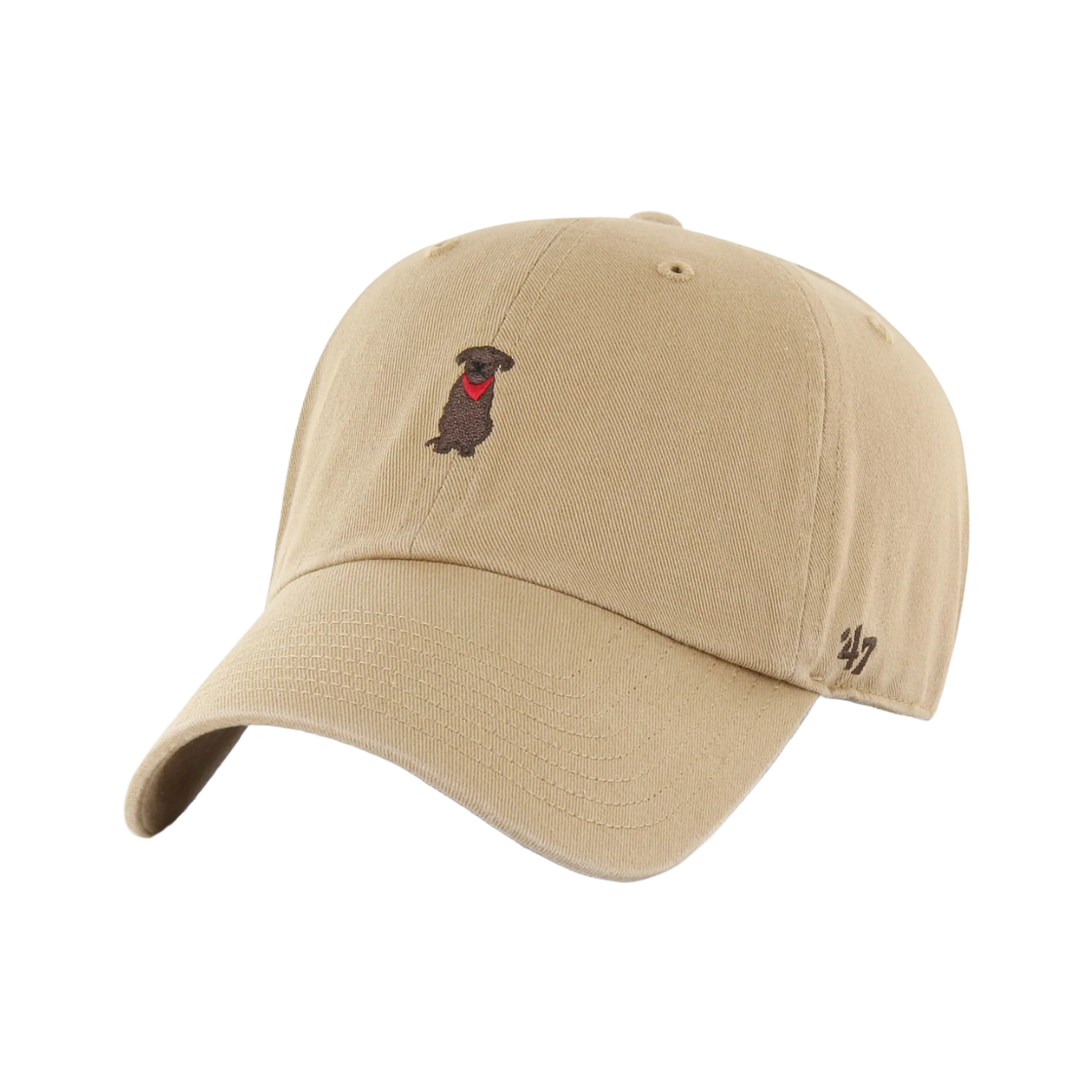 B-SRIC1411GWS-KH 47 Brand Dog Base Runner Icon 47 Clean Up Khaki People