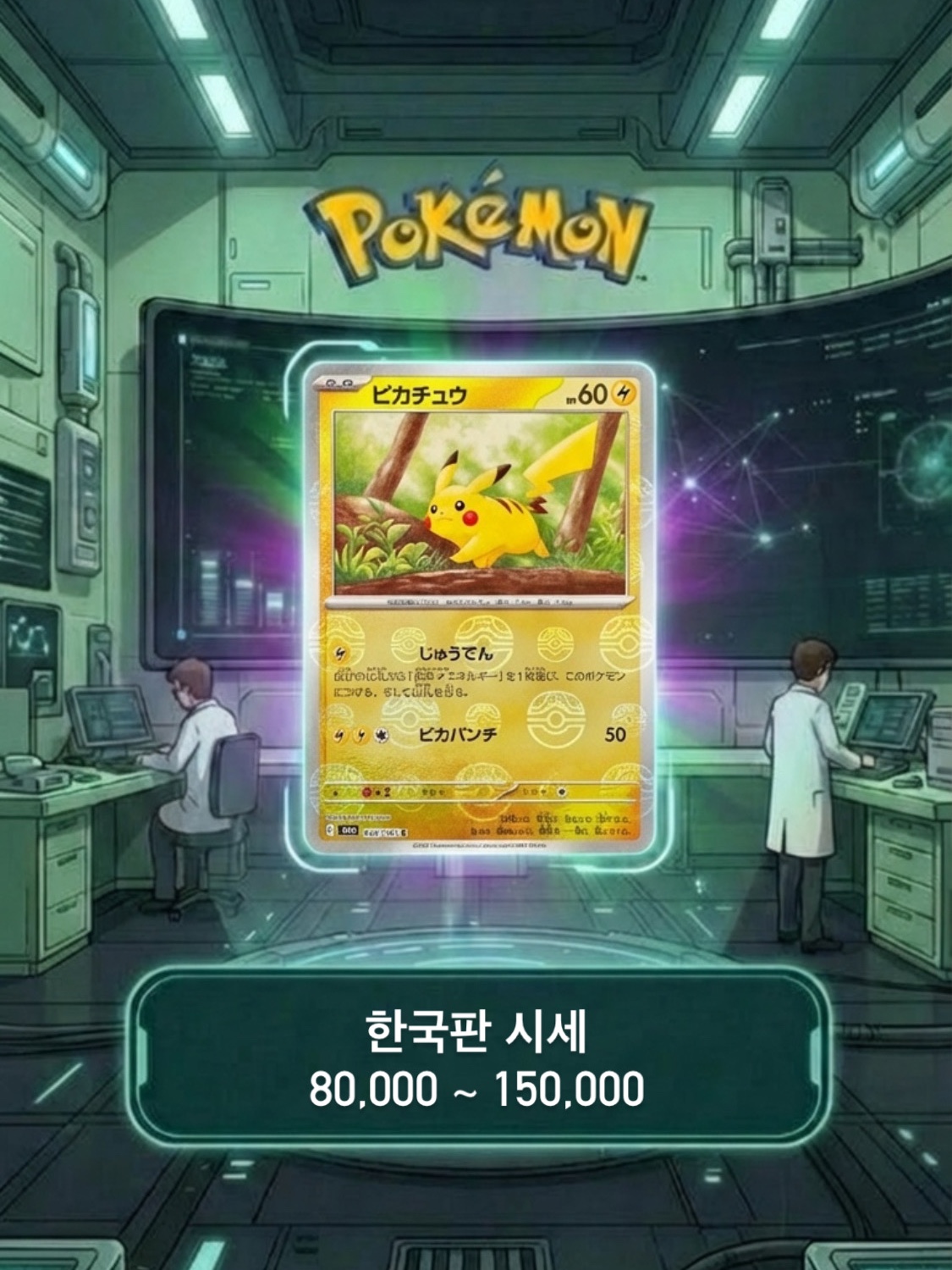 Pokemon TCG Gengar R Masterball Mirror Pokemon Card 151 (Japanese Ver.), Pokemon TCG Mewtwo R Masterball Mirror Pokemon Card 151 (Japanese Ver.) 착용 스타일 - 3