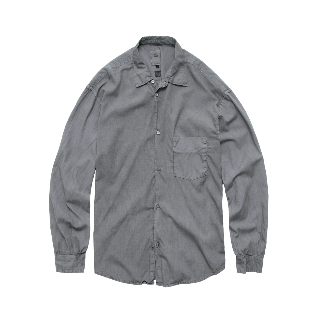 폴리테루 텐코 루즈드 셔츠 2.0 미드 그레이(Polyteru Tenco Loosed Shirt 2.0 Mid Gray)
