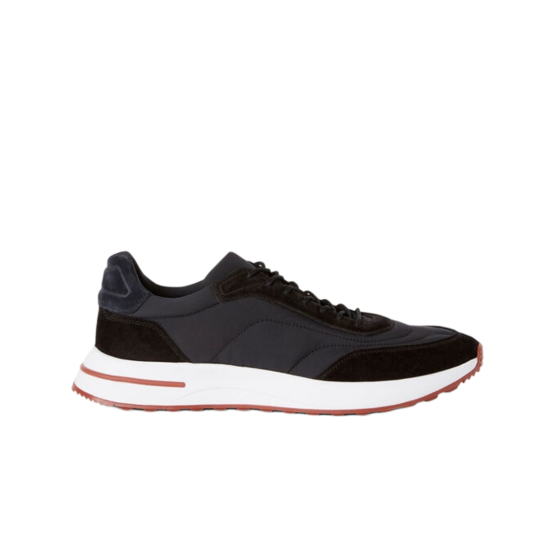 로로 피아나 위켄드 워크 스니커즈 블랙(Loro Piana Week-End Walk Sneakers Black) - 1
