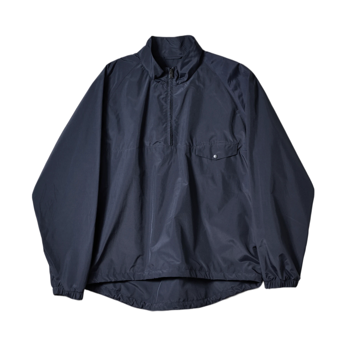 캡틴 선샤인 x 레이디 화이트 실크 폴리 풀오버 네이비(Kaptain Sunshine x Lady White Silk Poly Pullover Navy)
