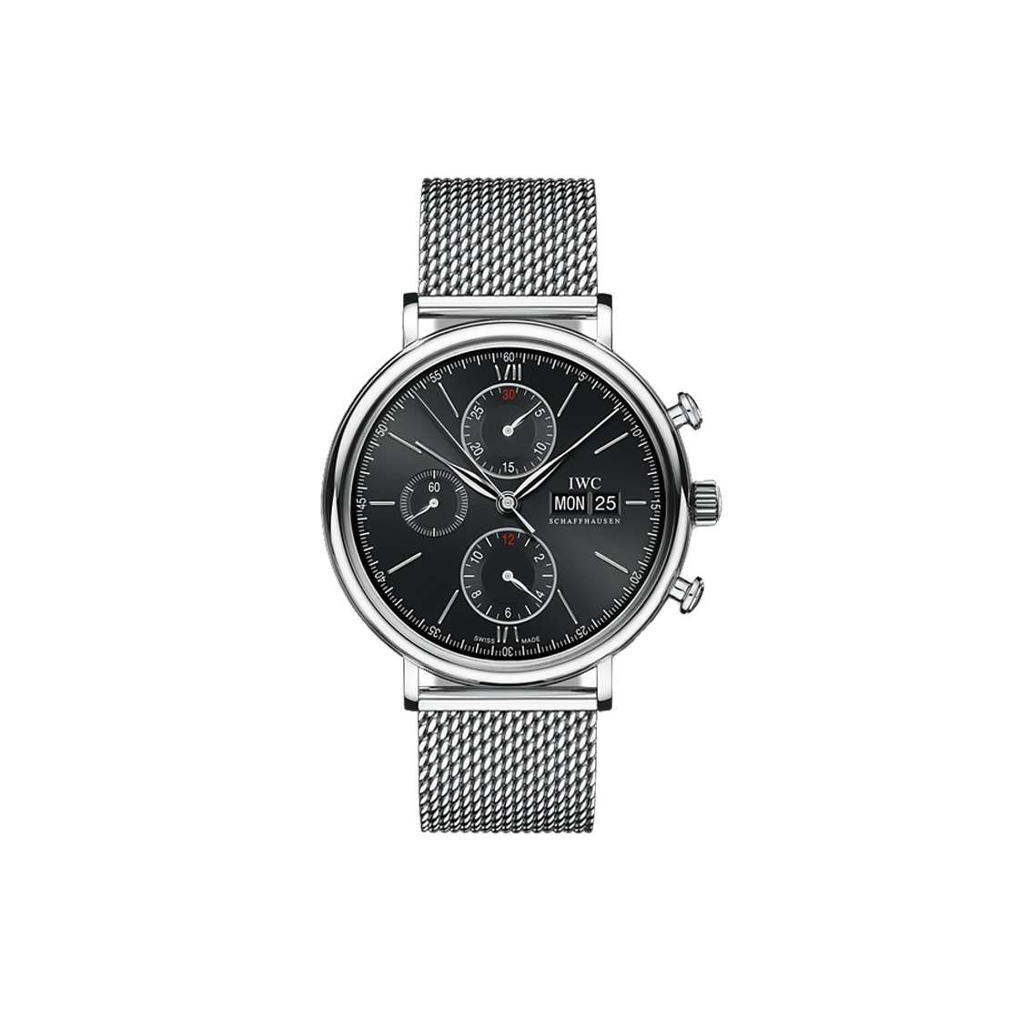 IWC 포르토피노 크로노그래프 42-IW391029 블랙 바 NO.7676(IWC Portofino Chronograph 42 - IW391029 Black Dial NO.7676) - 1