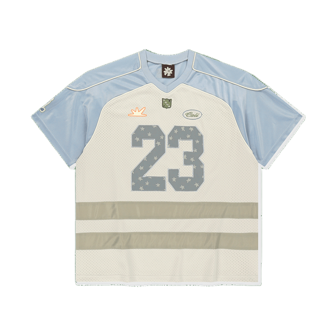 [트리플적립] 썬러브 23 스타 메쉬 티 베이지([트리플적립] SUNLOVE 23 Star Mesh Tee Beige) - 1