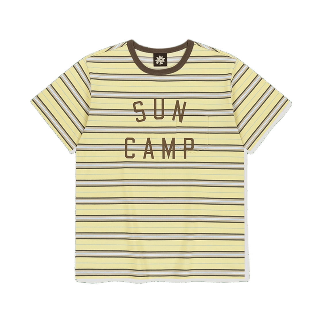 [더블적립] 썬러브투어 썬 캠프 스트라이프 티 옐로우([더블적립] sunlovetour Sun Camp Stripe Tee Yellow)