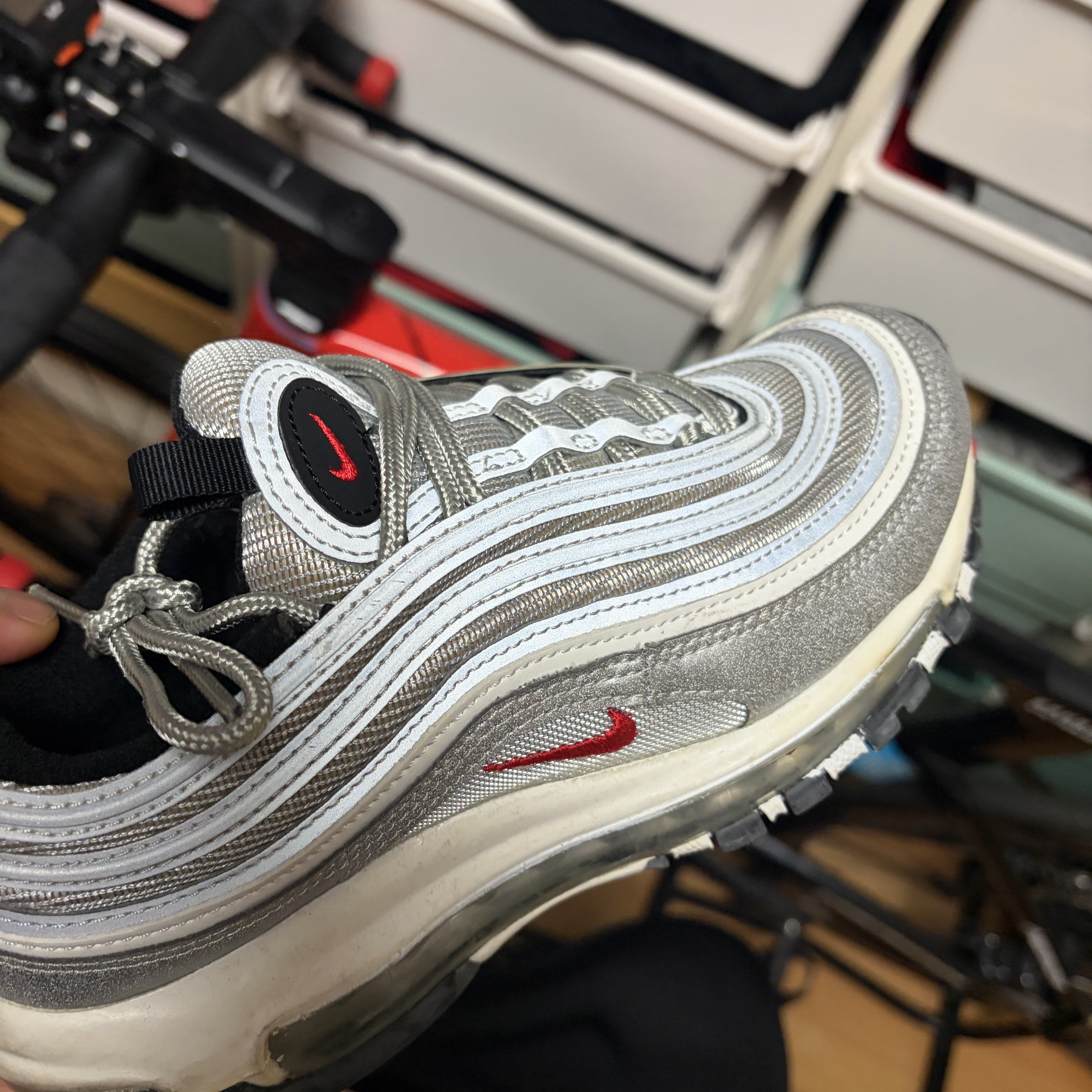 Nike Air Max 97 OG Silver Bullet 2022 착용 스타일