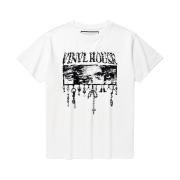 Thevinylhouse Eyes Down Tee White