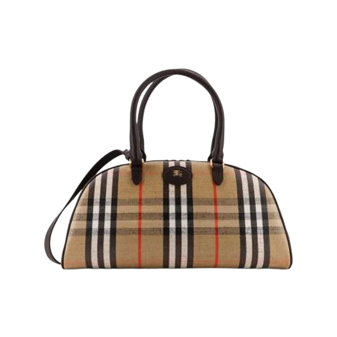 8117522 Burberry Highland Bowling Tote Bag Sand Beige