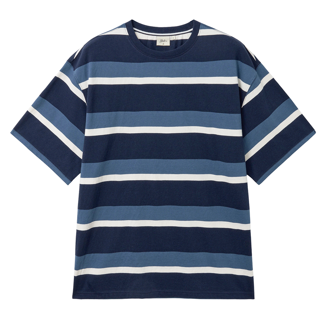 예일 볼드 스트라이프 티셔츠_네이비(Yale Bold Stripe T-Shirt_Navy)
