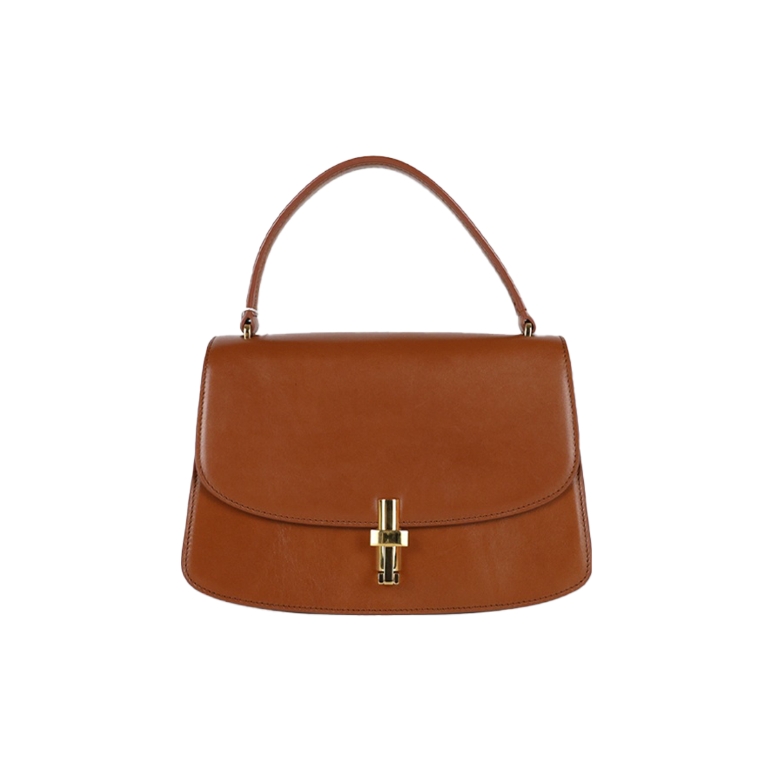 ITIJPT853E72 The Row Sophia 8.75 Leather Bag - Brown