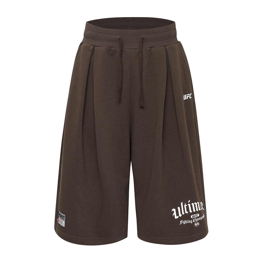 유에프씨 스포츠 고딕 메가핏 버뮤다 쇼츠 브라운 U2SPX2102BR(UFC SPORT Gothic Mega Oversized Fit Bermuda Shorts Brown) - 2