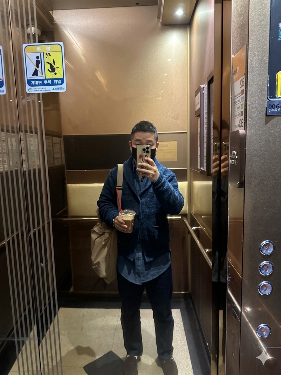 Double RL Indigo Jacquard Knit Cotton Cardigan Indigo Multi, Double RL Plaid Twill Work Shirt Red Black 착용 스타일 - 1