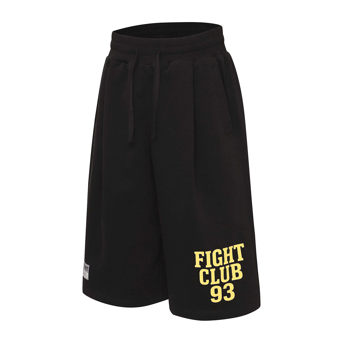 U2SPX2303BK UFC SPORT Fight Club Mega Oversized Fit Bermuda Shorts Black
