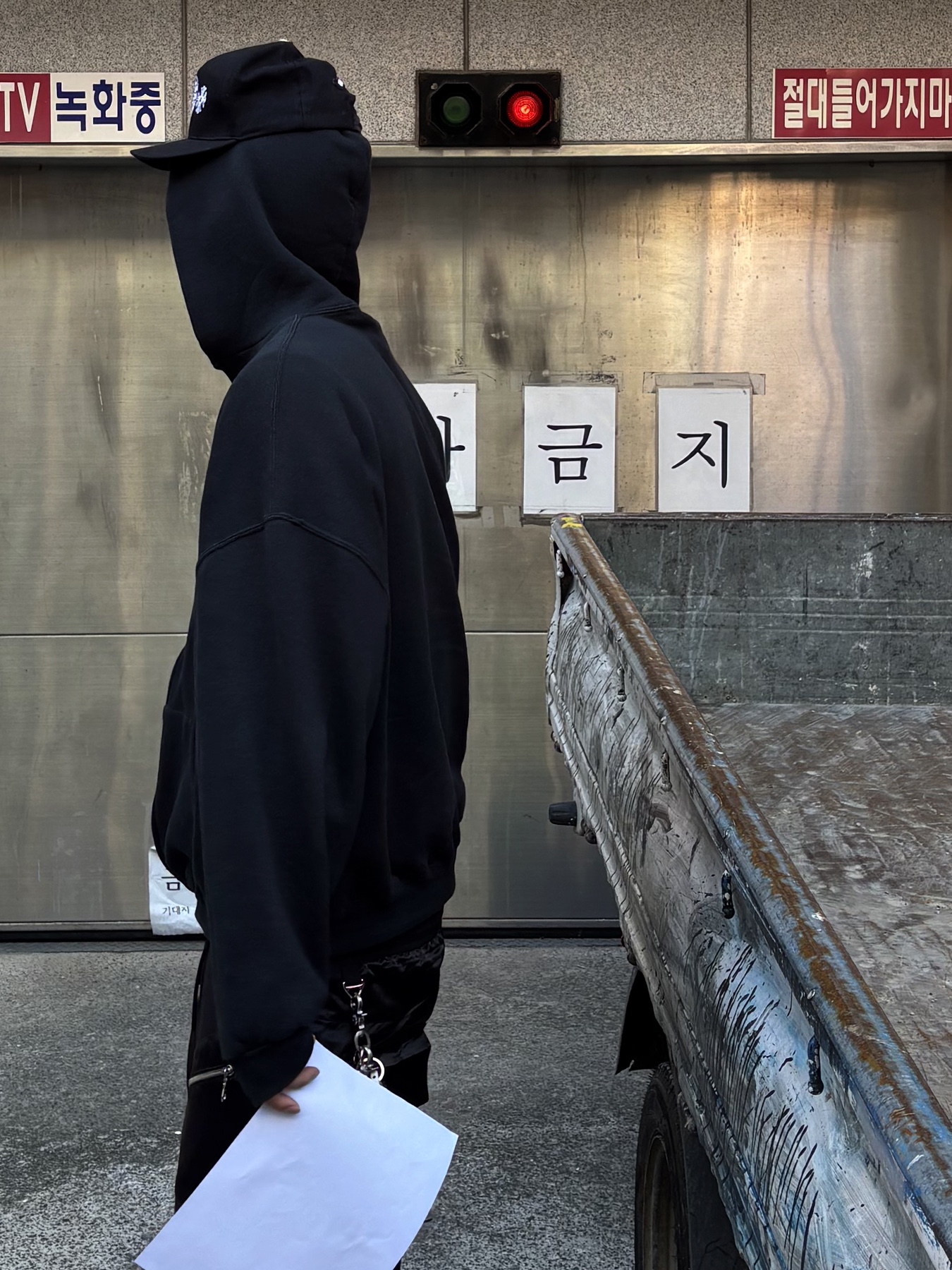 Wapworks Protective Shell 3-Layer Pants, Chrome Hearts Horseshoe Denim Baseball Hat Black 착용 스타일 - 3
