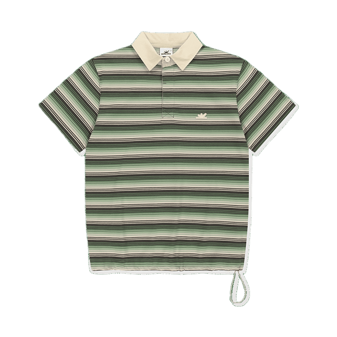 [트리플적립] 썬러브 스트라이프 캐디 폴로 그린([트리플적립] SUNLOVE Striped Caddie Polo Green) - 1