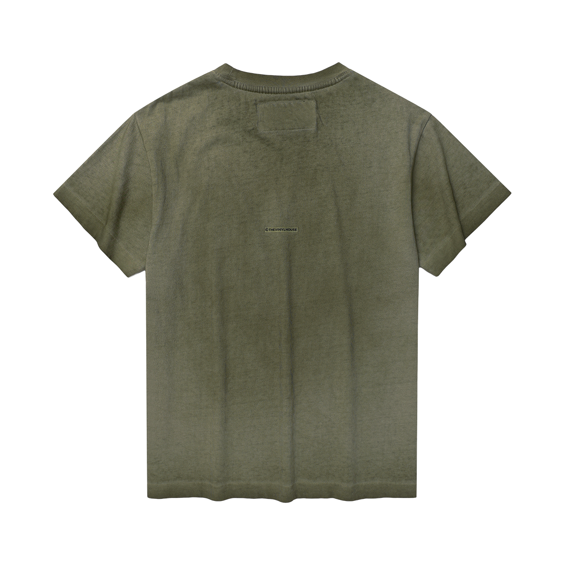 더바이닐하우스 페이디드 타임 티셔츠 올리브(Thevinylhouse Faded Time Tee Olive) - 2