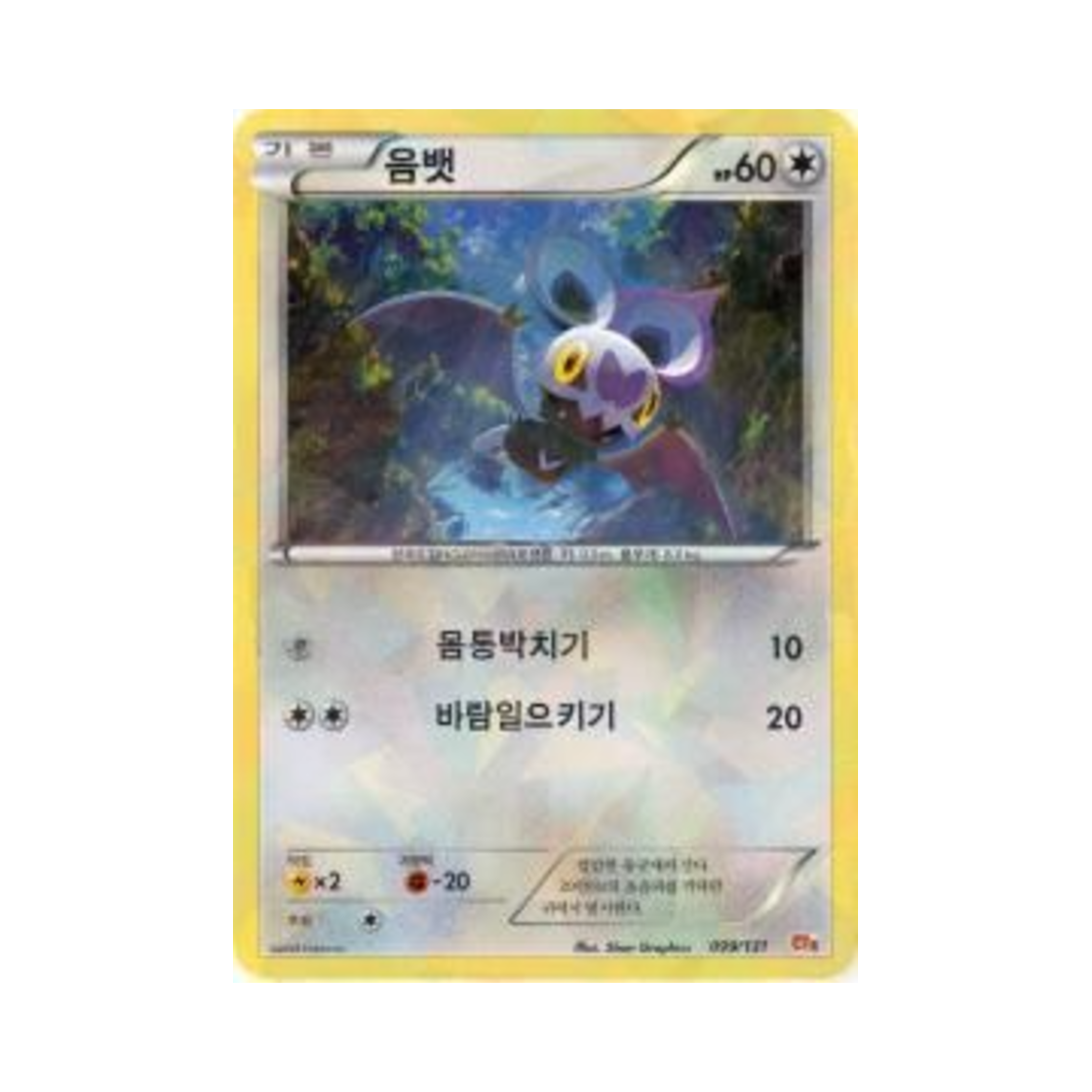포켓몬 TCG 음뱃 프리미엄 챔피언팩 (한글판)(Pokemon TCG Noibat ex x M x Break Premium Champion Pack (Korean Ver.)) - 1