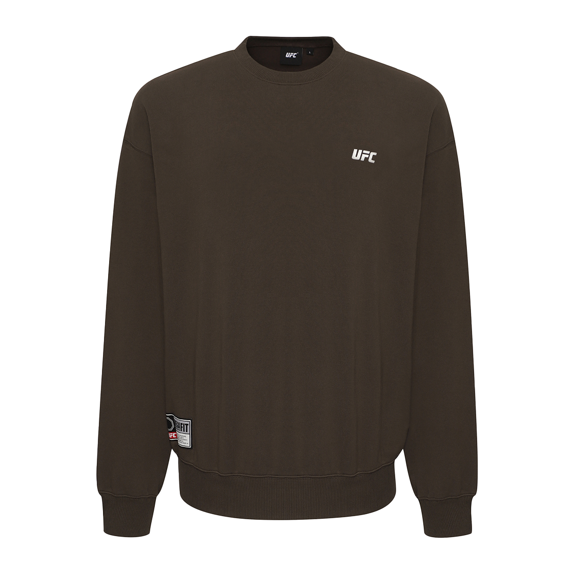유에프씨 스포츠 고딕 메가핏 맨투맨 브라운 U2SWX1104BR(UFC SPORT Gothic Mega Oversized Fit Sweatshirt Brown) - 3