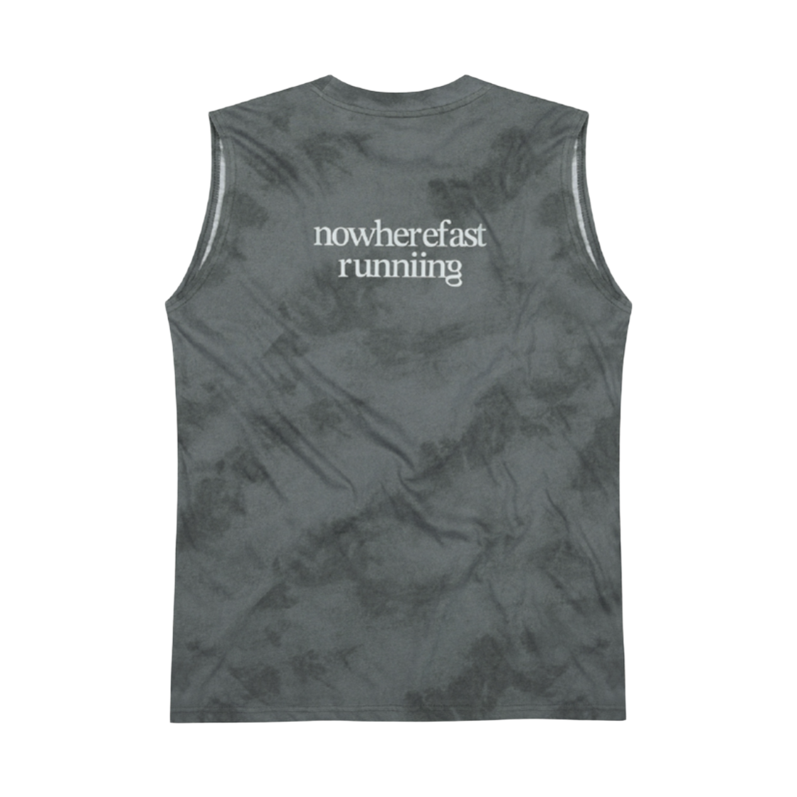 레인레임 타이다이 러닝 슬리브리스 티셔츠 그레이(lainlame Tie-Dye Sleeveless Grey)