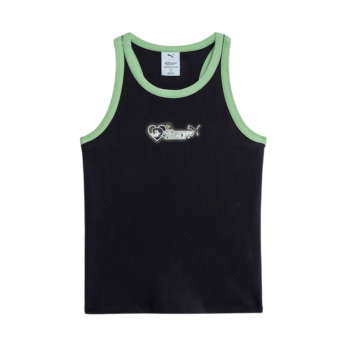 637467-01 (W) Puma x The Powerpuff Girls Slim Top Black