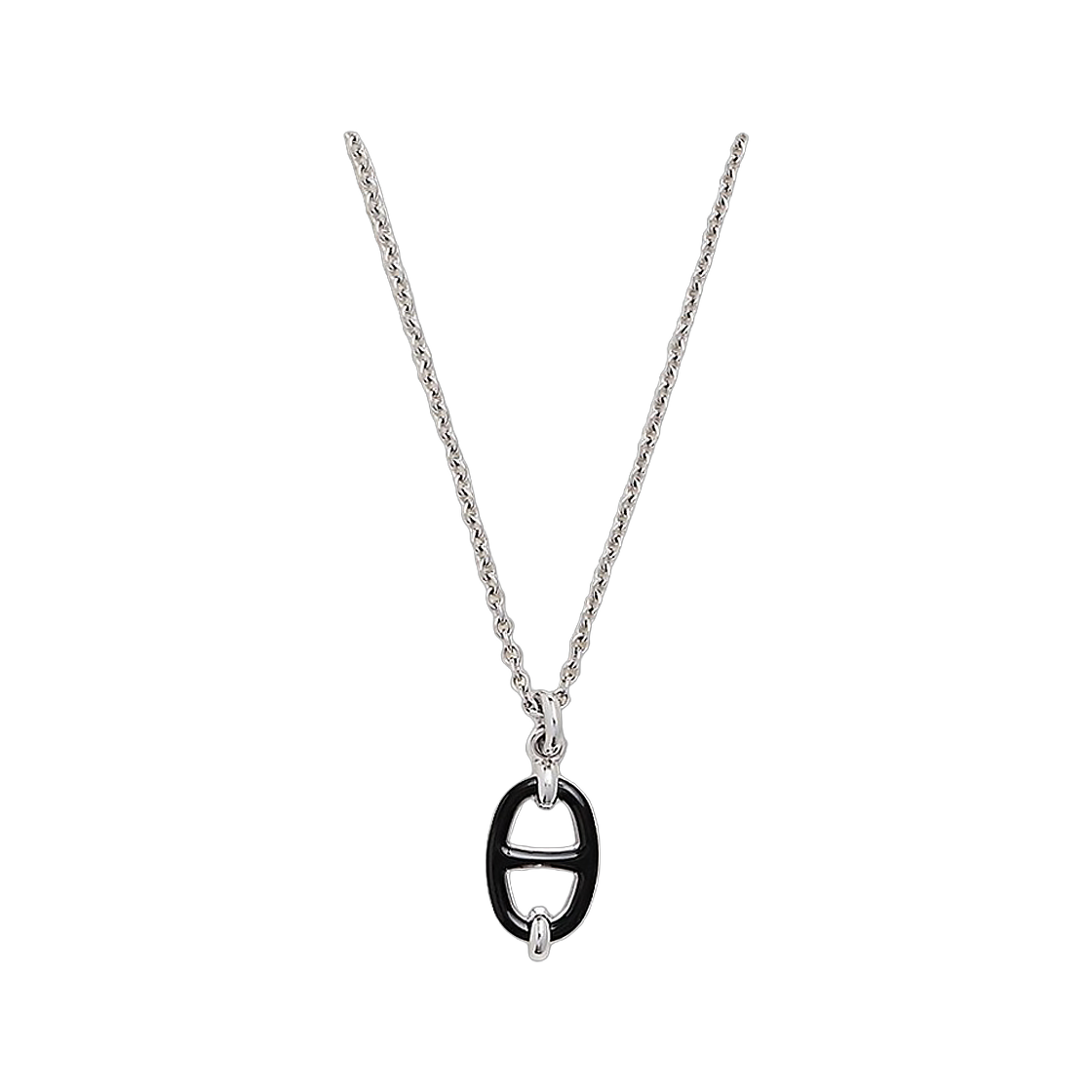 ITLS74BCDIII Hermes Mini Maillon Pendant Necklace H100053FP03