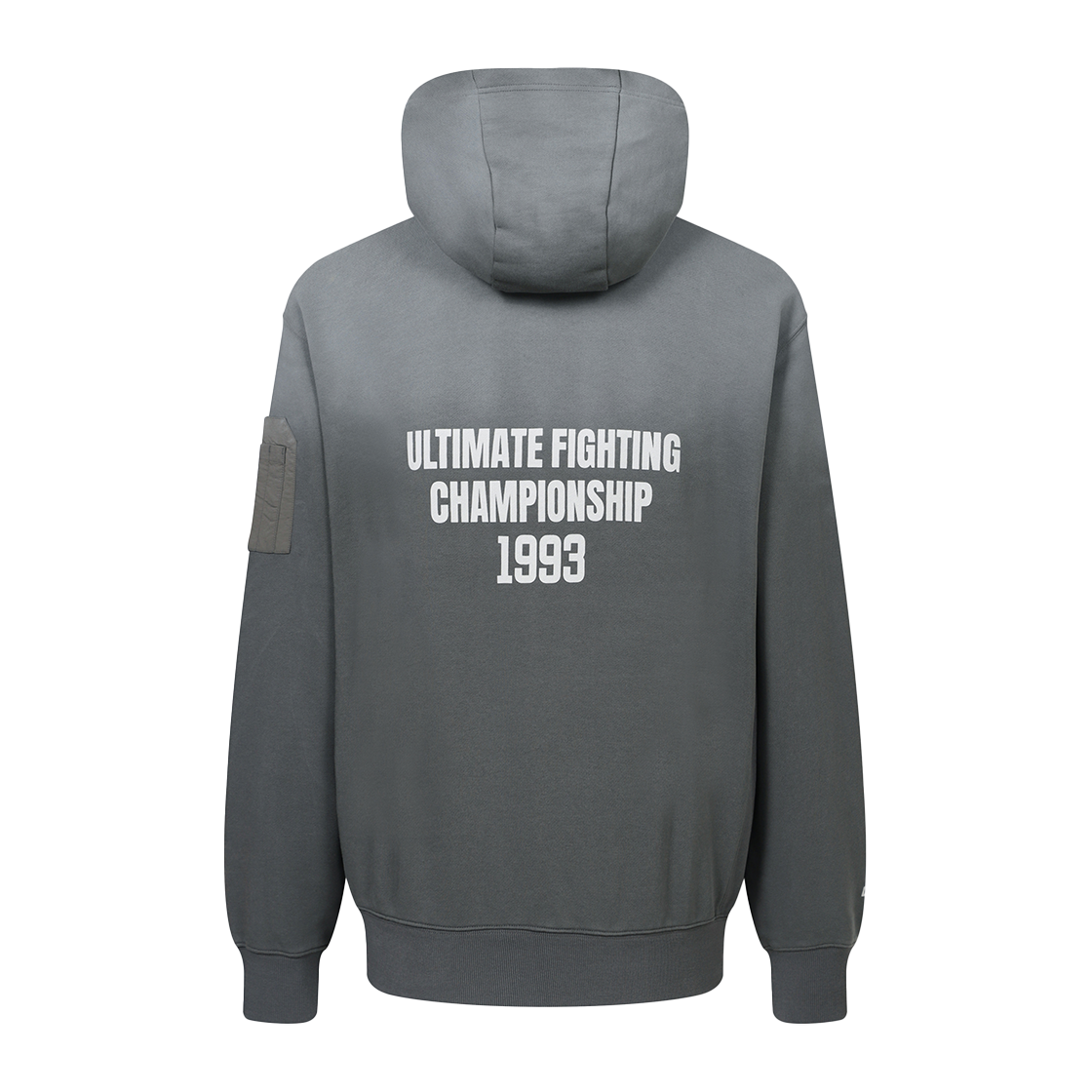 U2HDX1307CH UFC SPORT Dyeing Relaxed Fit Hoodie Charcoal