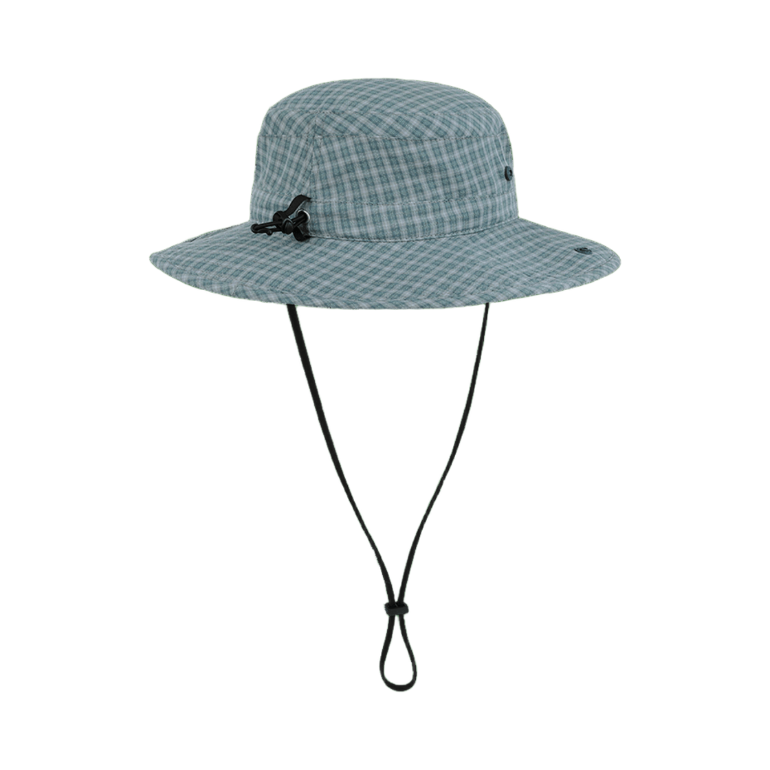 [트리플적립] 썬러브 체크 파이오니어 버킷 햇 블루([트리플적립] SUNLOVE Check Pioneer Bucket Hat Blue) - 2