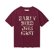 Thevinylhouse Early Bird Dies Tee Pink
