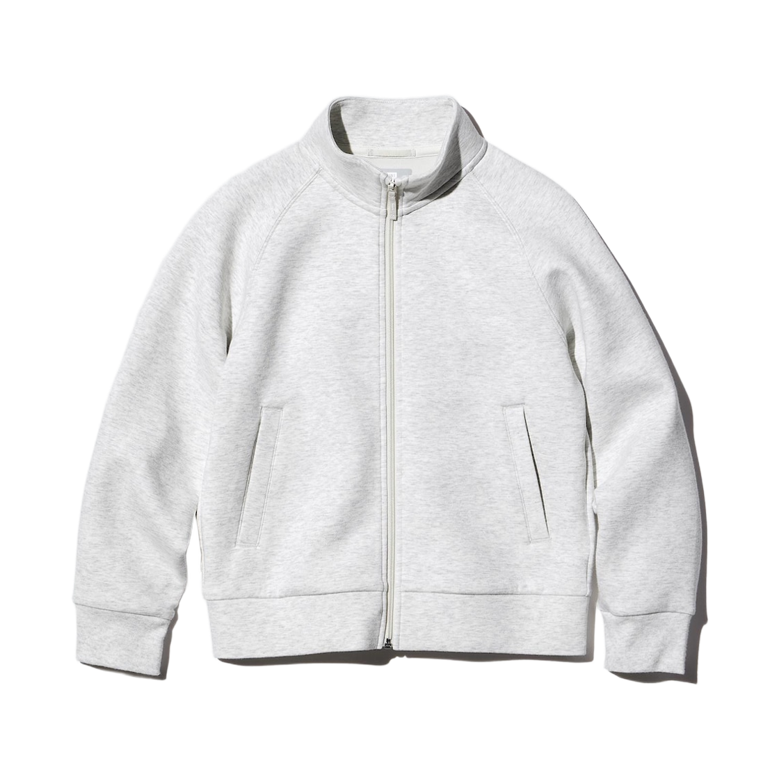 (키즈) 유니클로 드라이 스웨트 풀집 자켓 라이트 그레이 - JP((Kids) Uniqlo Dry Sweat Full Zip Jacket Light Gray - JP) - 1