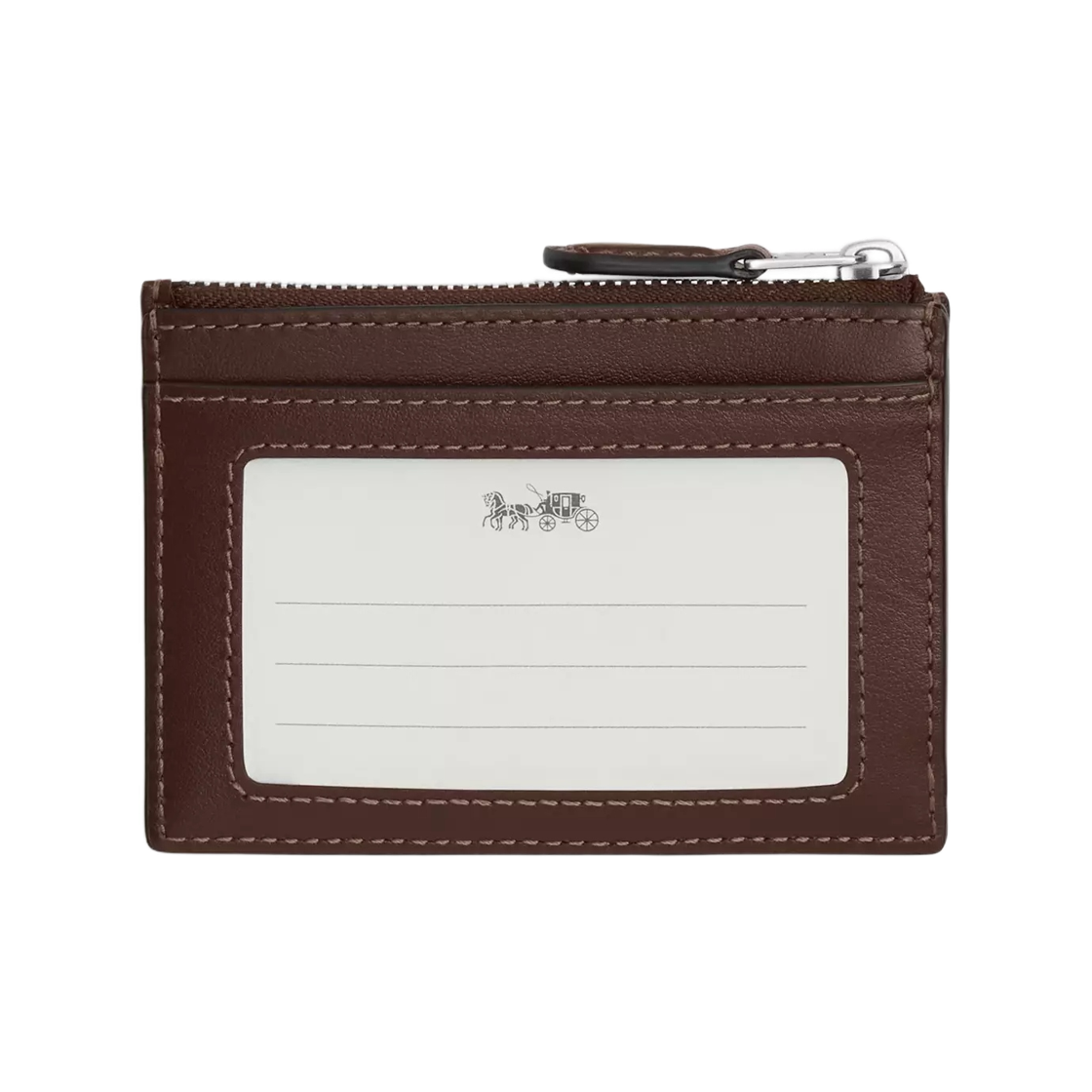 코치 시그니처 자카드 미니 스키니 ID 케이스 실버 오크(Coach Mini Skinny ID Case in Signature Jacquard Silver Oak) - 2