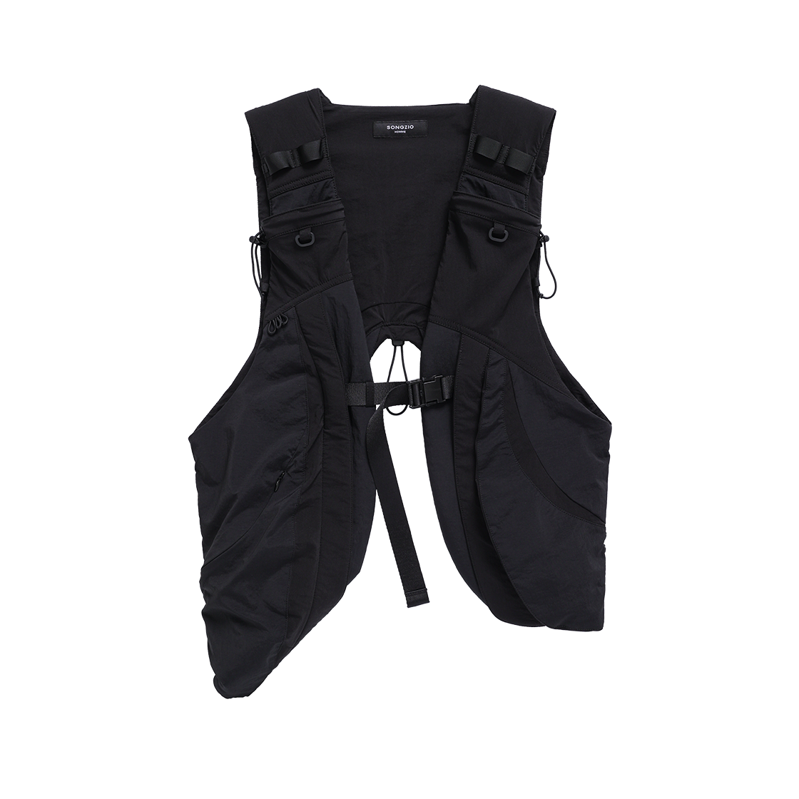 SI3JP367BK SONGZIO HOMME Phase 1.0 Track Vest Black