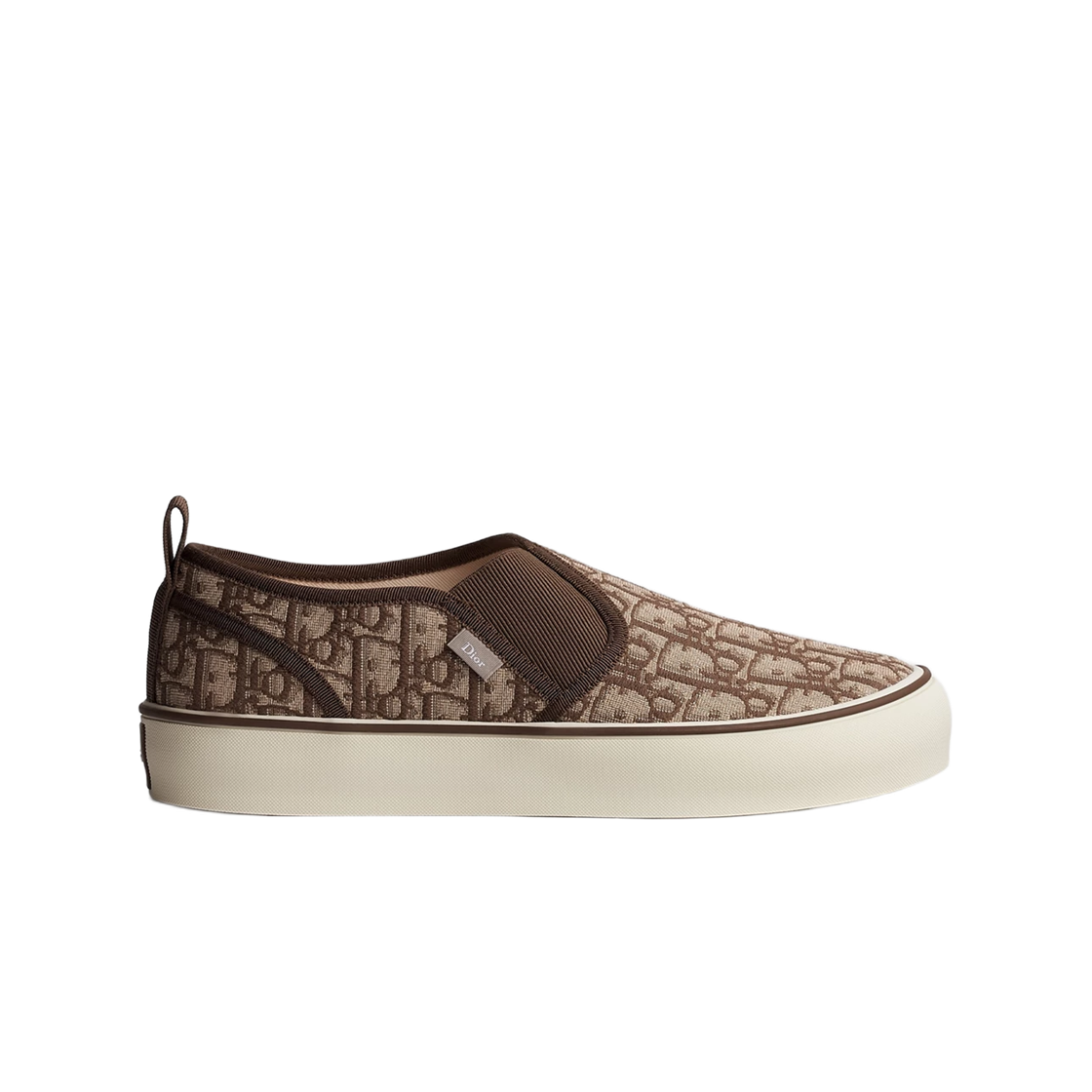 3SN359ZSA-H136 Dior Soltwind Slip-On Sneaker Dior Oblique Jacquard Brown