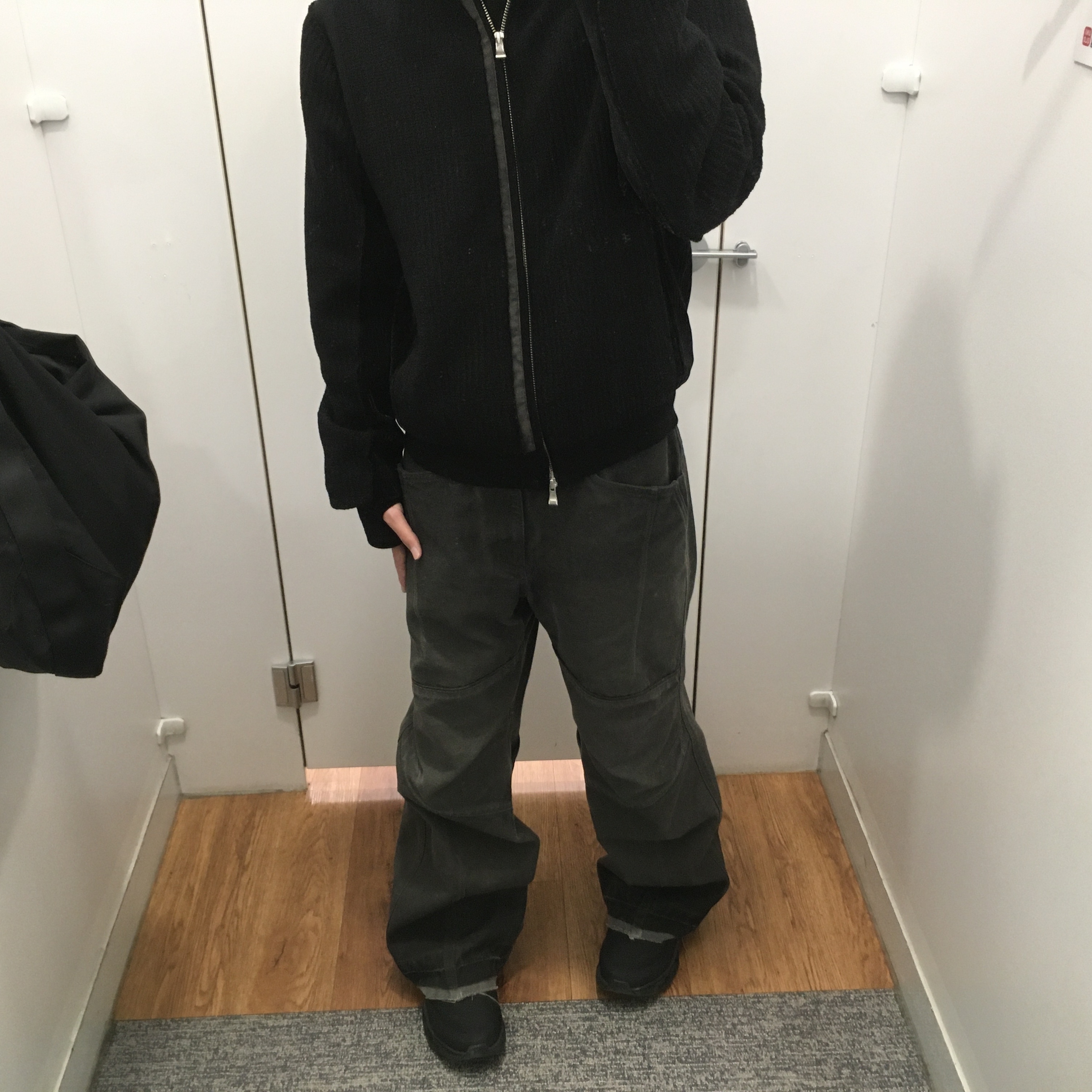 Xlim Ep.8 01 Jersey Black, Xlim EP.8 01 Trousers Washed Black 착용 스타일