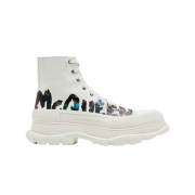 Alexander McQueen Tread Slick Boot White Multi