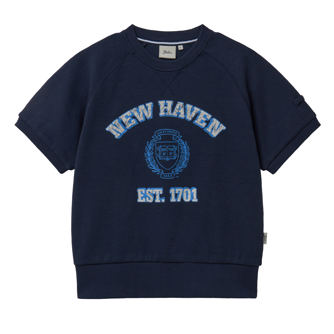 예일 우먼즈 소프트 터치 그래픽 스웻셔츠_네이비(Yale Women’s Soft Touch Graphic Sweatshirt_Navy)