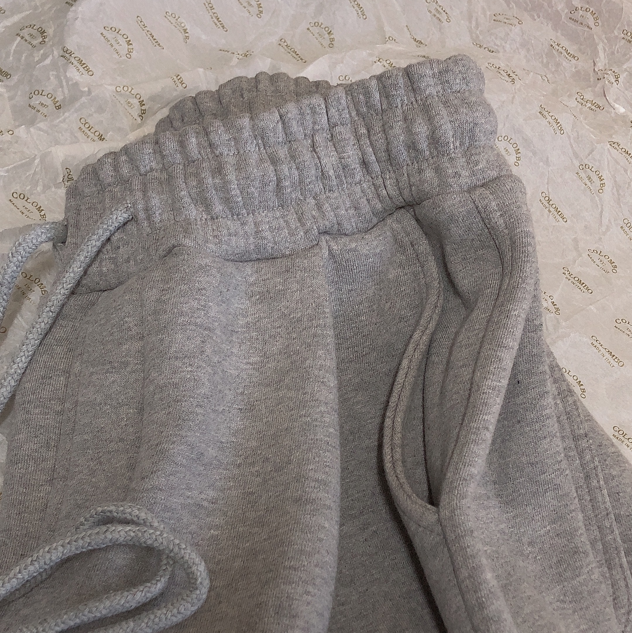Undermycar Mu.03 Anti Fxxking Logo Play Oversized Sweat Jogger Melange Gray 착용 스타일 - 2