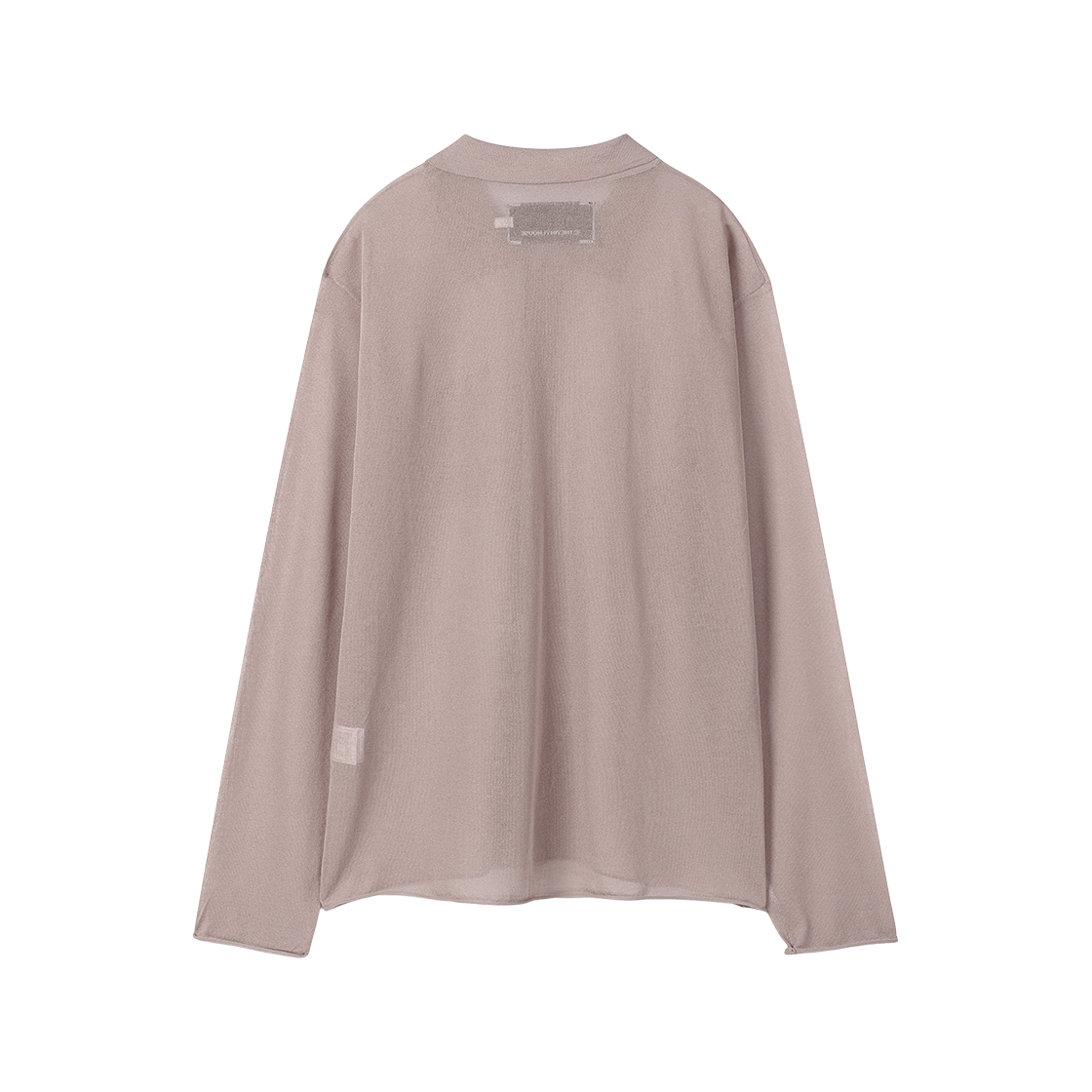 더바이닐하우스 시어 카라 가디건 핑크(Thevinylhouse Sheer Collar Cardigan Pink) - 2