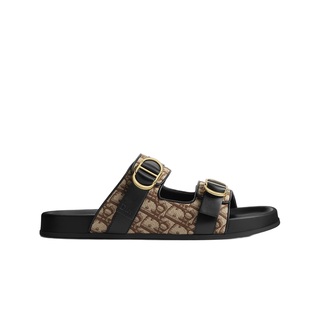 3SA165AFB-H974 Dior Aqua Sandal Dior Oblique Jacquard Brown