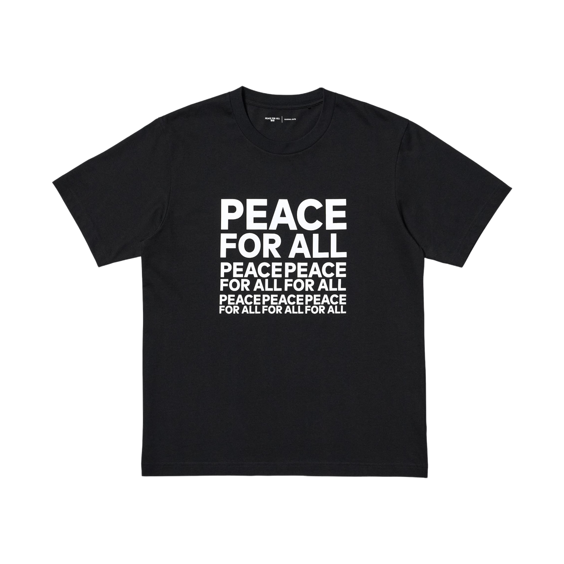 479183-09 Uniqlo x Kashiwa Sato Peace For All T-Shirt Black