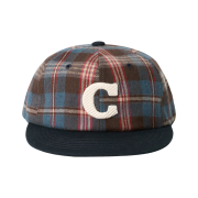 Allincomplete C Logo Check Cap Brown Check