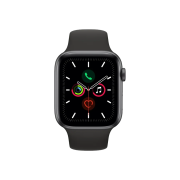 [A등급] Refurbished Apple Watch Series 5 44mm Cellular Spacegray Aluminium Case with Sport Band Black