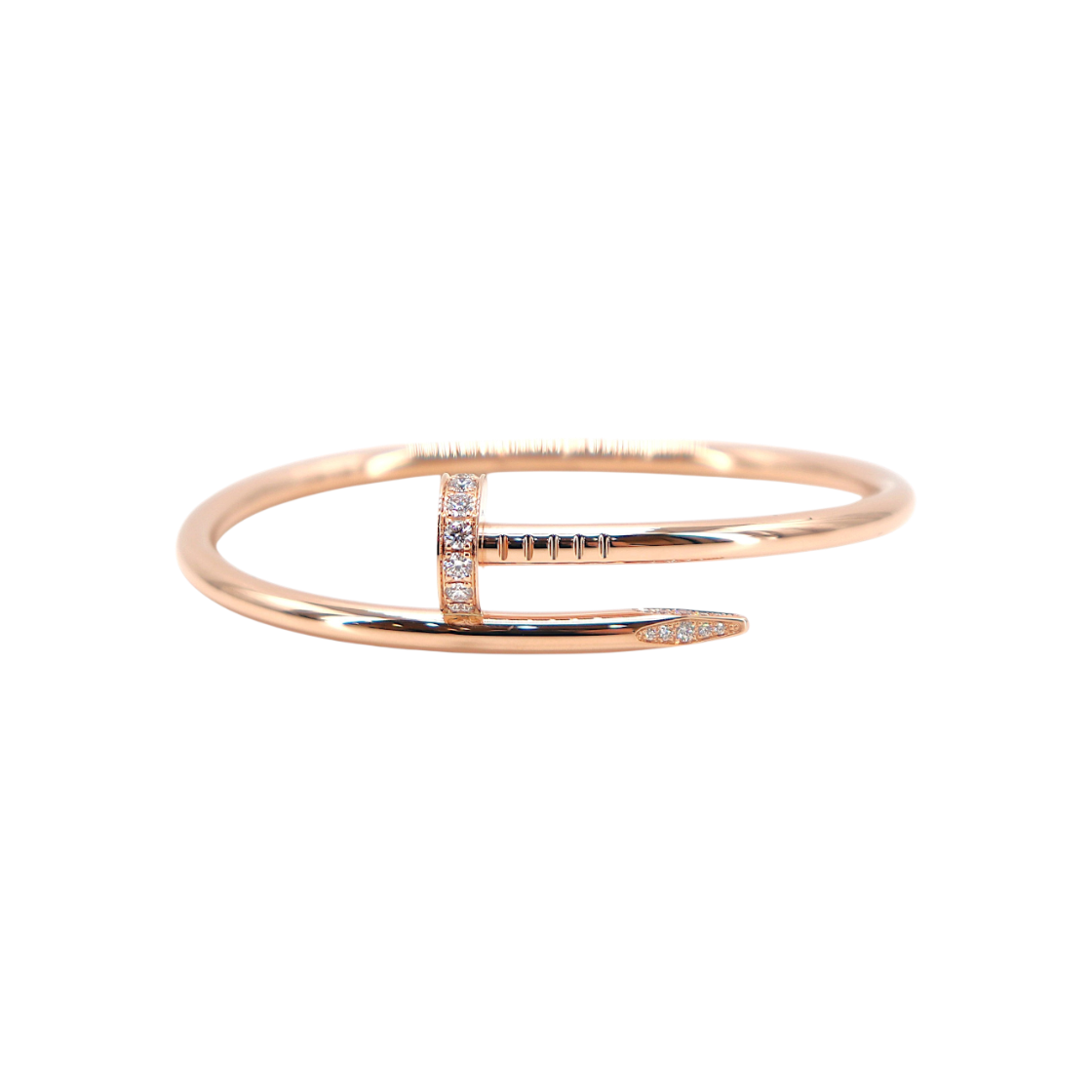 까르띠에 저스트 앵끌루 다이아 핑크골드 16호(Cartier Juste un Clou Diamond Pink Gold Ring Size 16) - 1