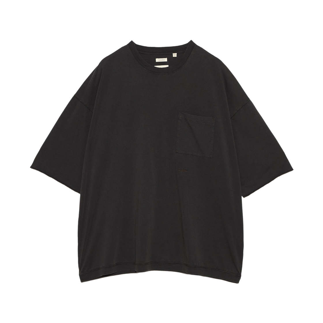 나나미카 OOAL 포켓 티셔츠 차콜(Nanamica OOAL Pocket T-Shirt Charcoal)