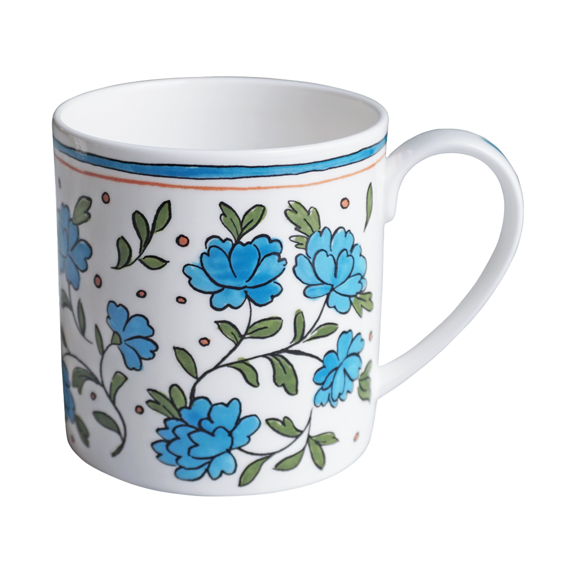 배첼러버튼 블룸 머그(Bachelor button bloom mug) - 1